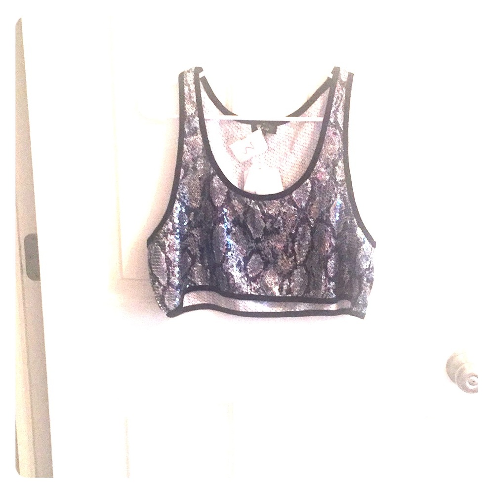 Sparkly Crop Top